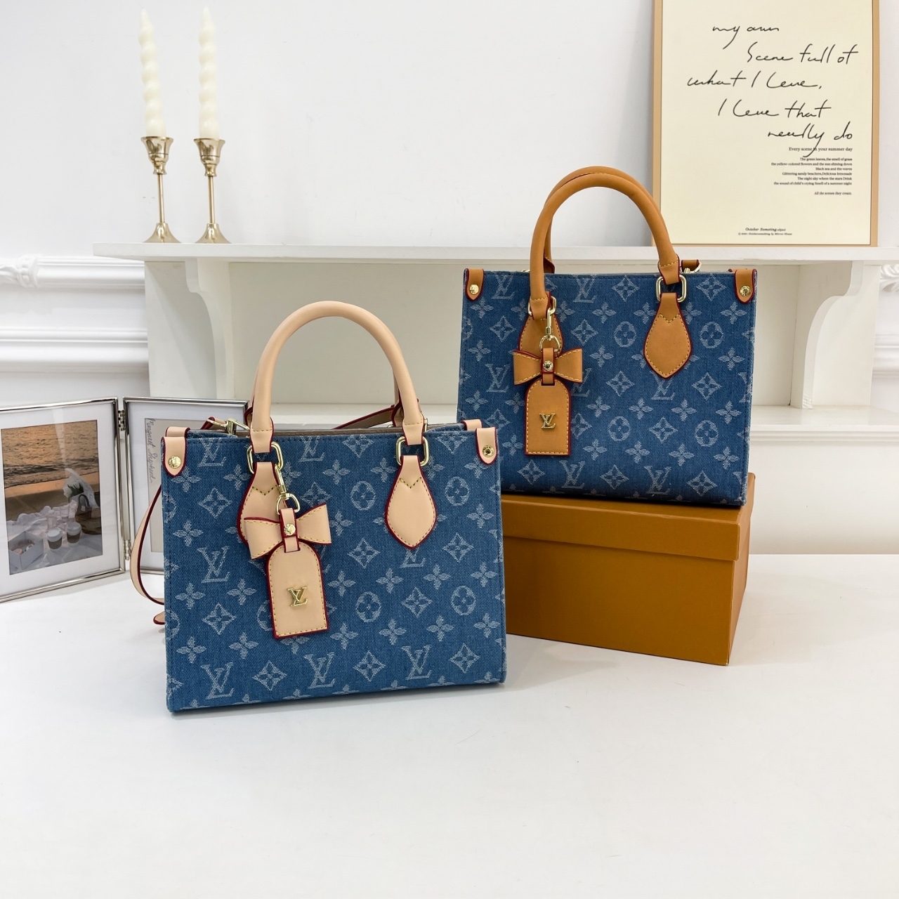 wsxc1777808334584_0 Louis Vuitton OnTheGo PM Tote, Monogram Denim Canvas - Image 1